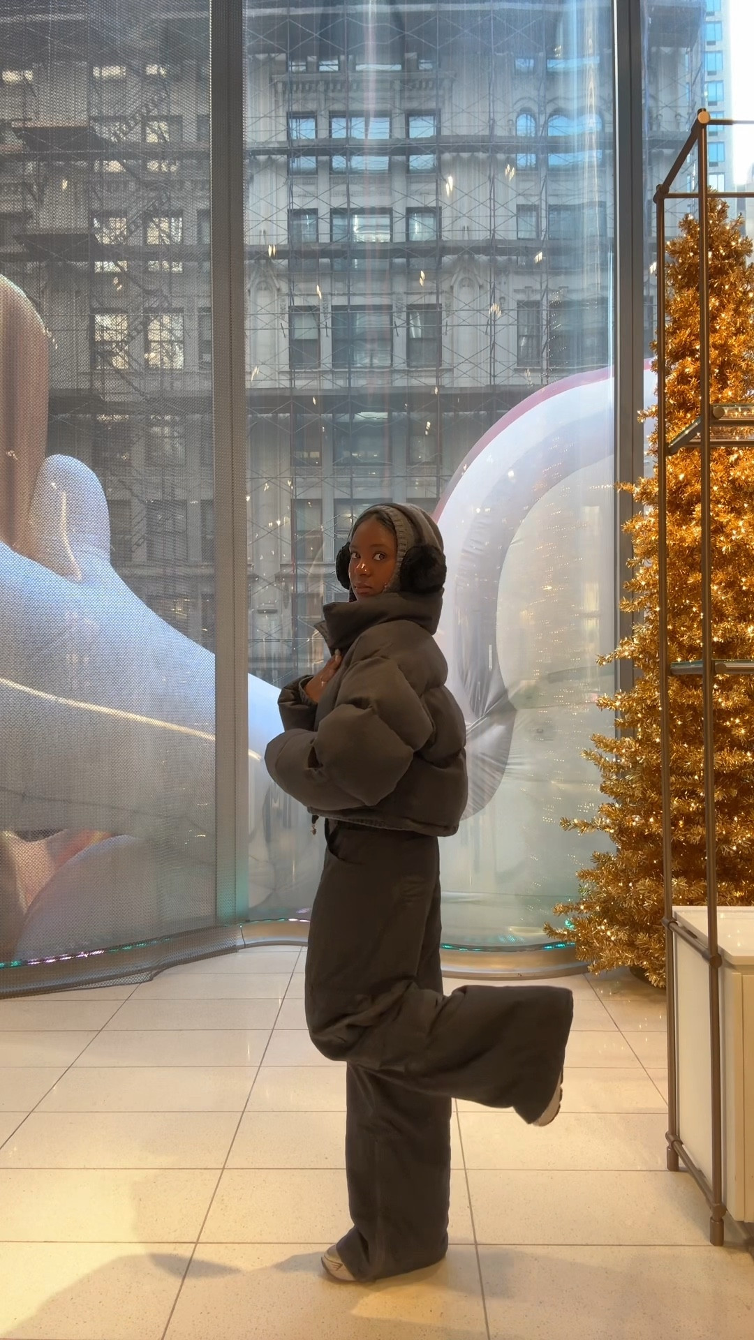 cutie fall fit #ootd (coat is kith shae puffer) 

#LTKSeasonal #LTKHoliday