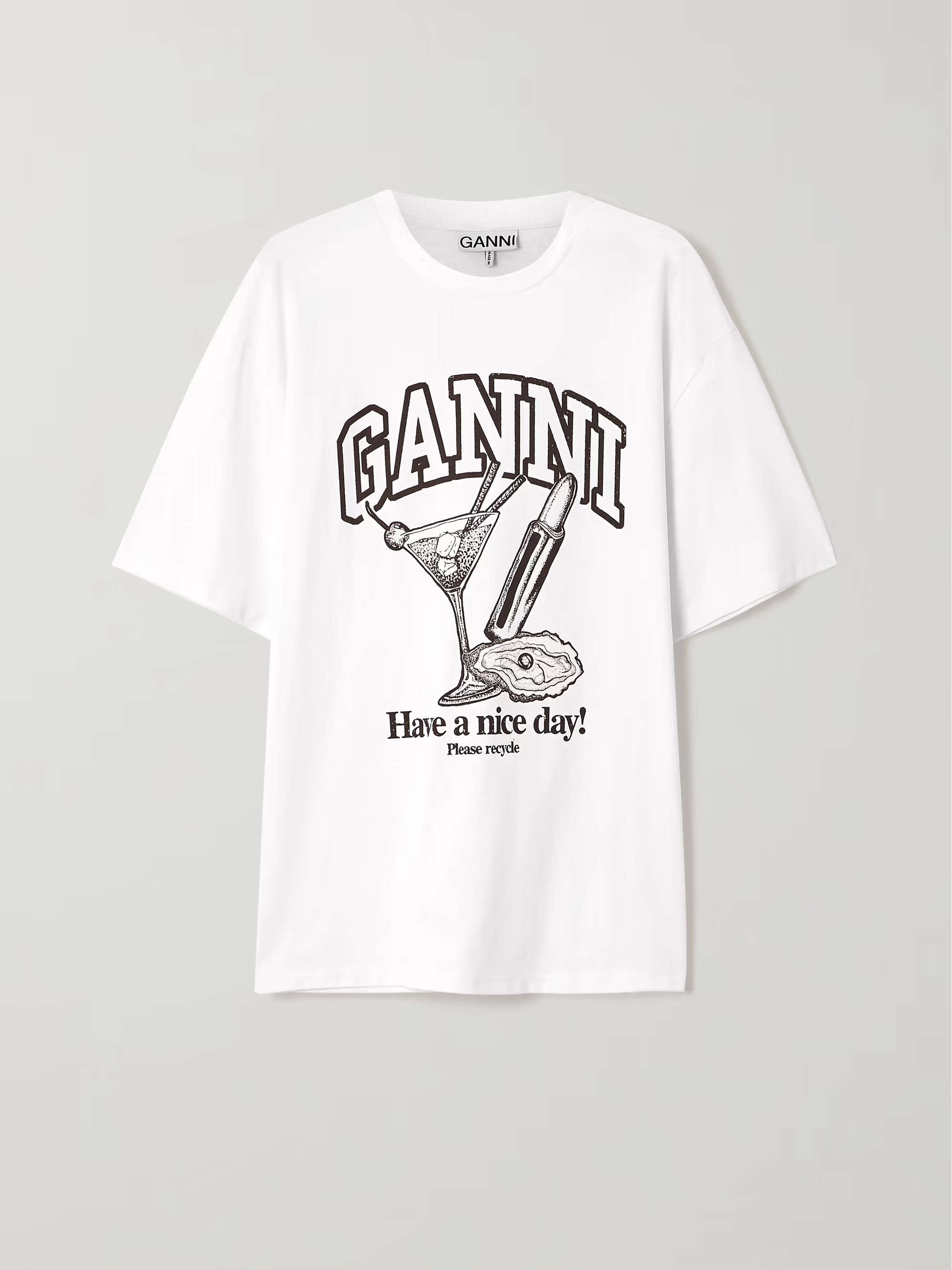 + NET SUSTAIN printed organic recycled cotton-jersey T-shirt | NET-A-PORTER (UK & EU)