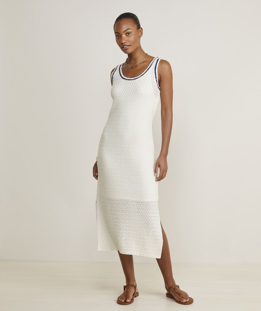 Crochet Tank Dress | vineyard vines