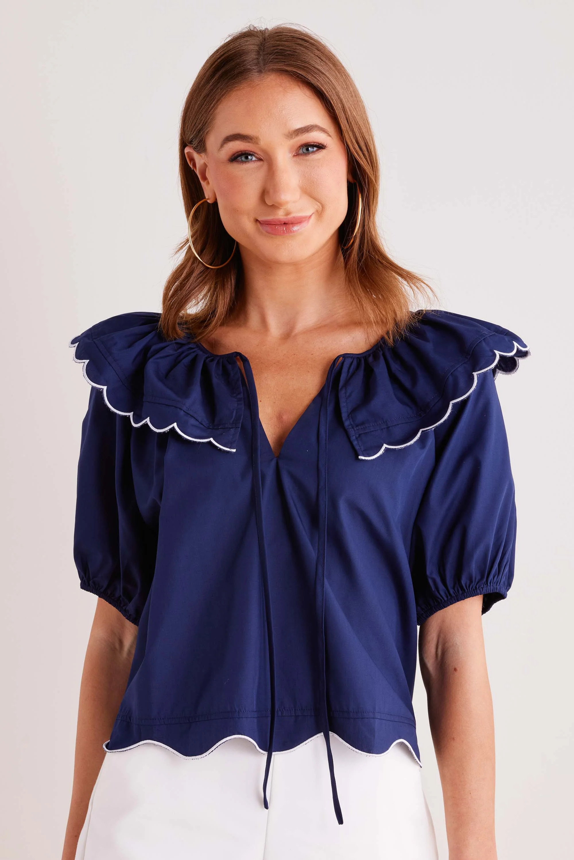 Tatum Top- Navy | Avara