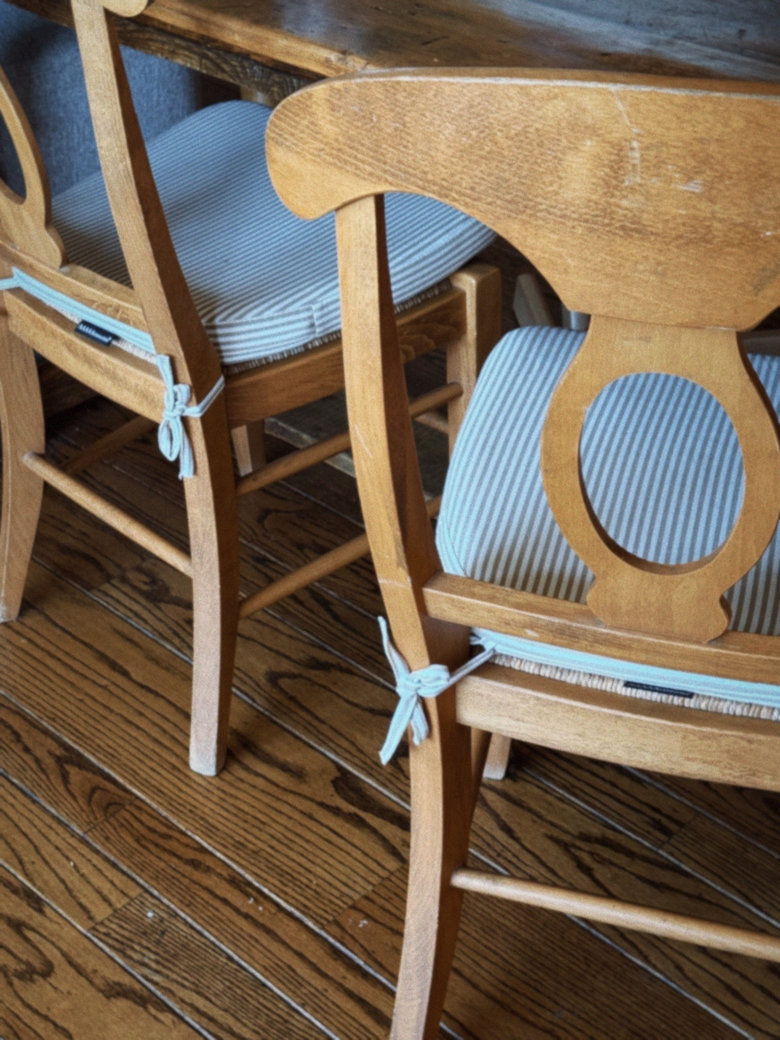 Seat cushions that are absolutely saving our beautiful dining chairs! Washable and perfect for families with messy eaters. 

family dining / kitchen table / kid-friendly / dining chairs 

#LTKHome #LTKStyleTip #LTKFamily
