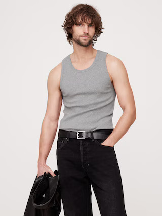 Authentic Ribbed Tank | Banana Republic (US)