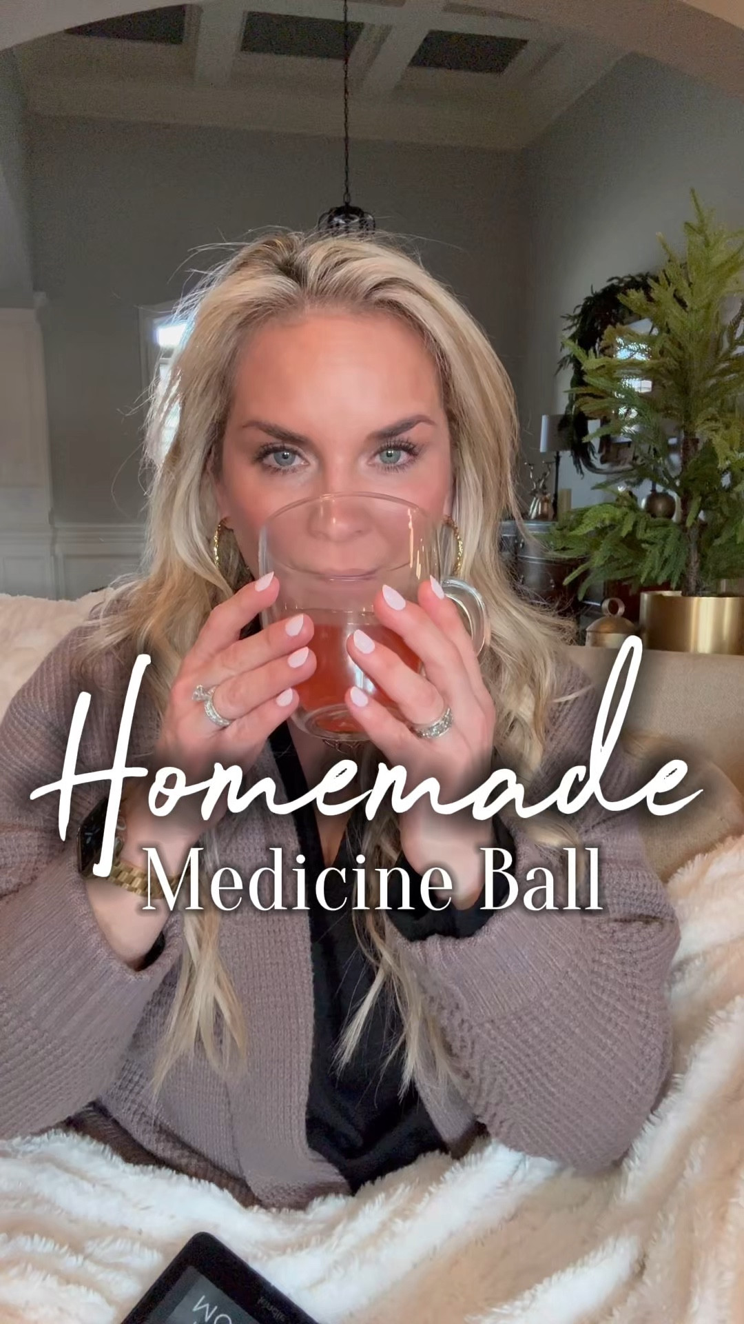 Come make a homemade medicine ball with me!

It’s my take on the Starbucks version, and from what I’ve heard, it’s pretty close. I’ve never had the original since it has pineapple, which I’m allergic to, but this recipe has been a game-changer for me.

If you’ve been keeping up with my stories, you know I’ve been battling a stubborn cold and some mystery illness I just can’t shake. These medicine balls have been my go-to remedy—so soothing and comforting when you’re under the weather!

Lately, I’ve been sipping on them, taking it slow, and soaking up these sweet moments with “my girls.”

Have you tried one? 




#thesassyoak #medicineballtea #copycatstarbucks #herbalteablend #herbaltea #herbaltealover #undertheweather #homemadewithlove #walmarthome #amazonhome #amazonfinds #amazonfashion #amazonfavorites #cozyhome #cozyliving #cozydecor #mixerofstyles 

#LTKHome #LTKOver40 #LTKWatchNow