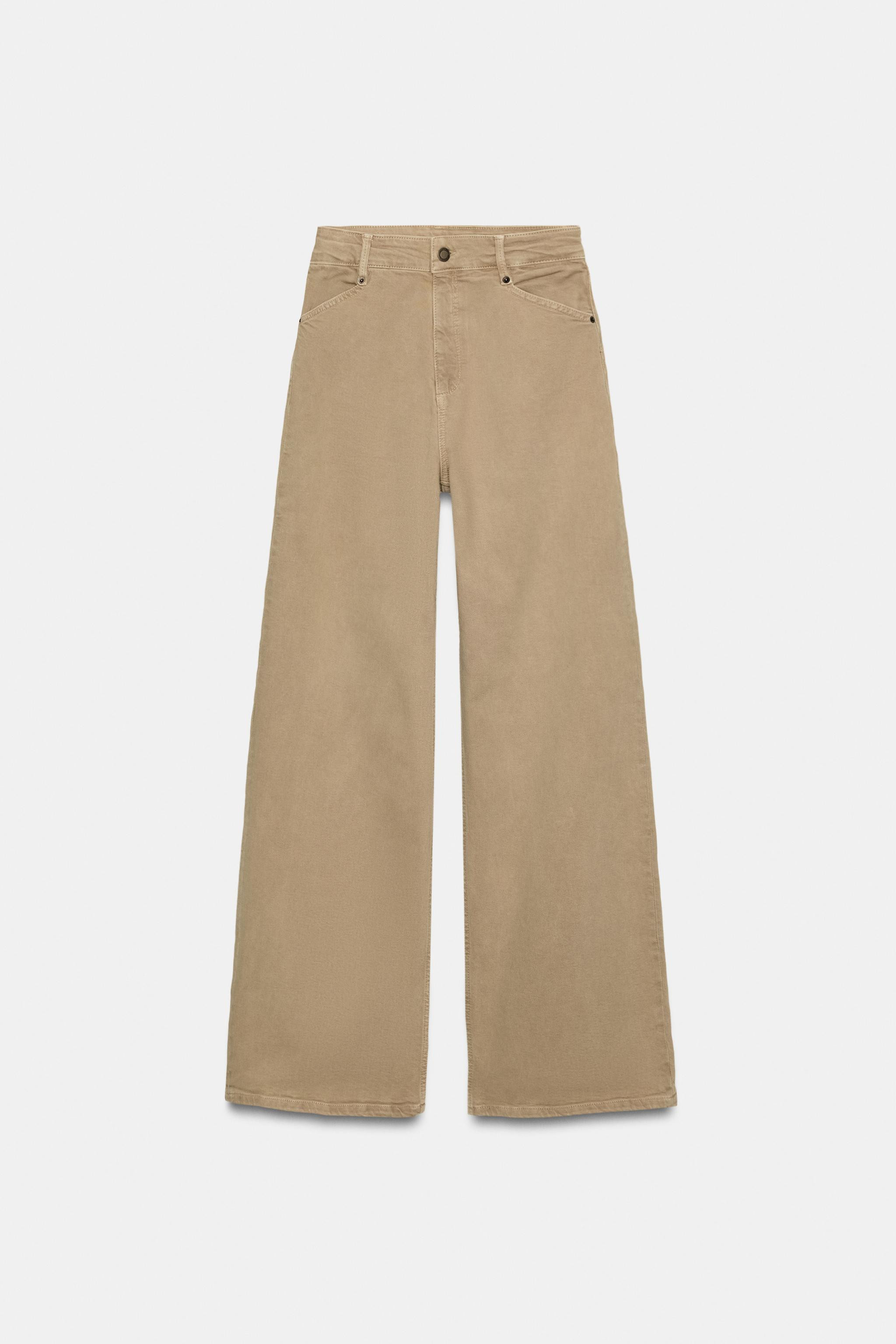 ZW COLLECTION HIGH-WAIST WIDE LEG JEANS | Zara US