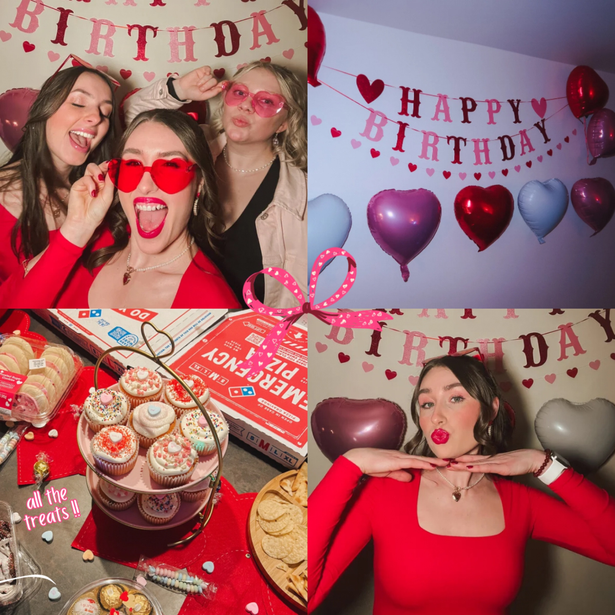 valentines/ galentines winter party outfit inspo 💕🎀💌

I wanted to have a Valentine’s Day themed birthday party this year 🫶

theme was reds & pinks!

•PUMIEY double lined red square neck long sleeve size S ❤️ was classy, comfortable, and kept me warm going out 💃 

•beetles gel nail polish in a gorgeous sparkly deep red shade 498 💅 complimented everything!

•still obsessed with my decor! hung everything up with double-sided tape originally but made sure it was very secure with a duct-tape to survive appa the kitty 🐈‍⬛ 

•balloons were easy to blow up and stayed inflated much until the next day! 

•heart sunglasses were a fun touch to bring the Valentine’s Day theme to life 💗

#LTKfindsunder50 #LTKparties #LTKSeasonal