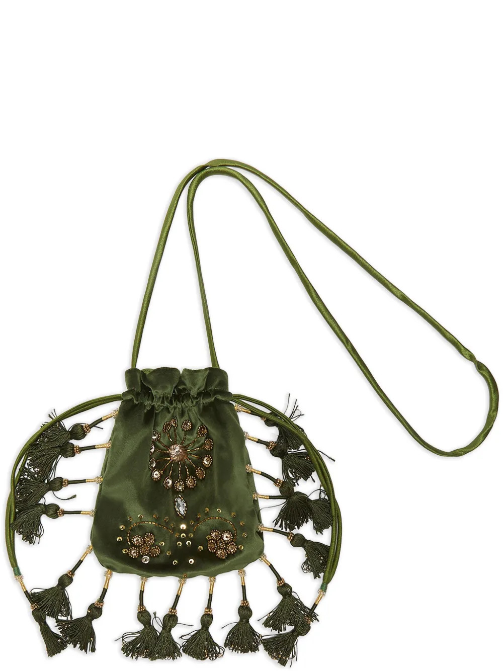 MALIPARMIembellished-tassel crossbody bag | Farfetch Global