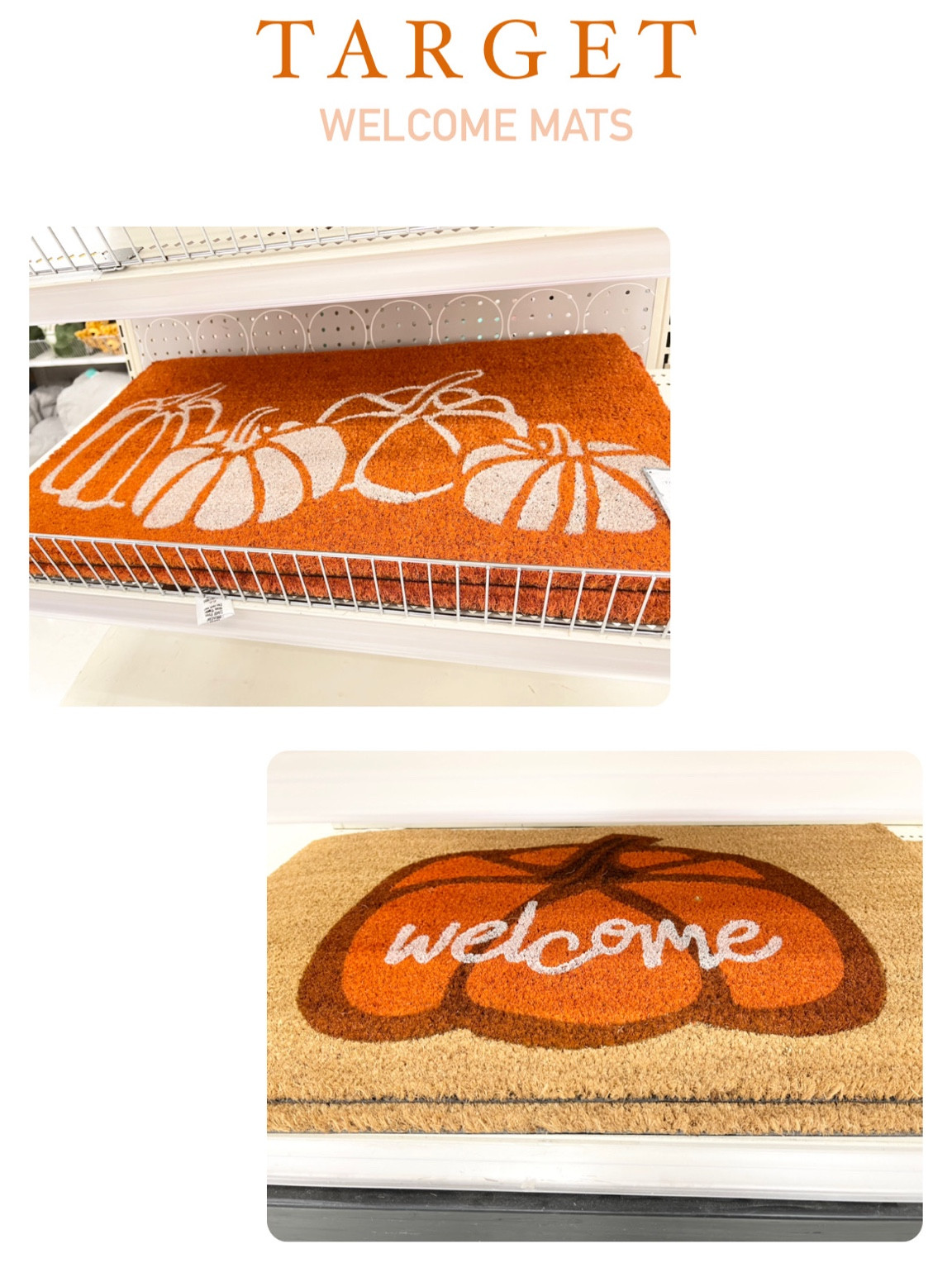 Festive welcome mats🍂🎃

#LTKhome #LTKHoliday #LTKstyletip