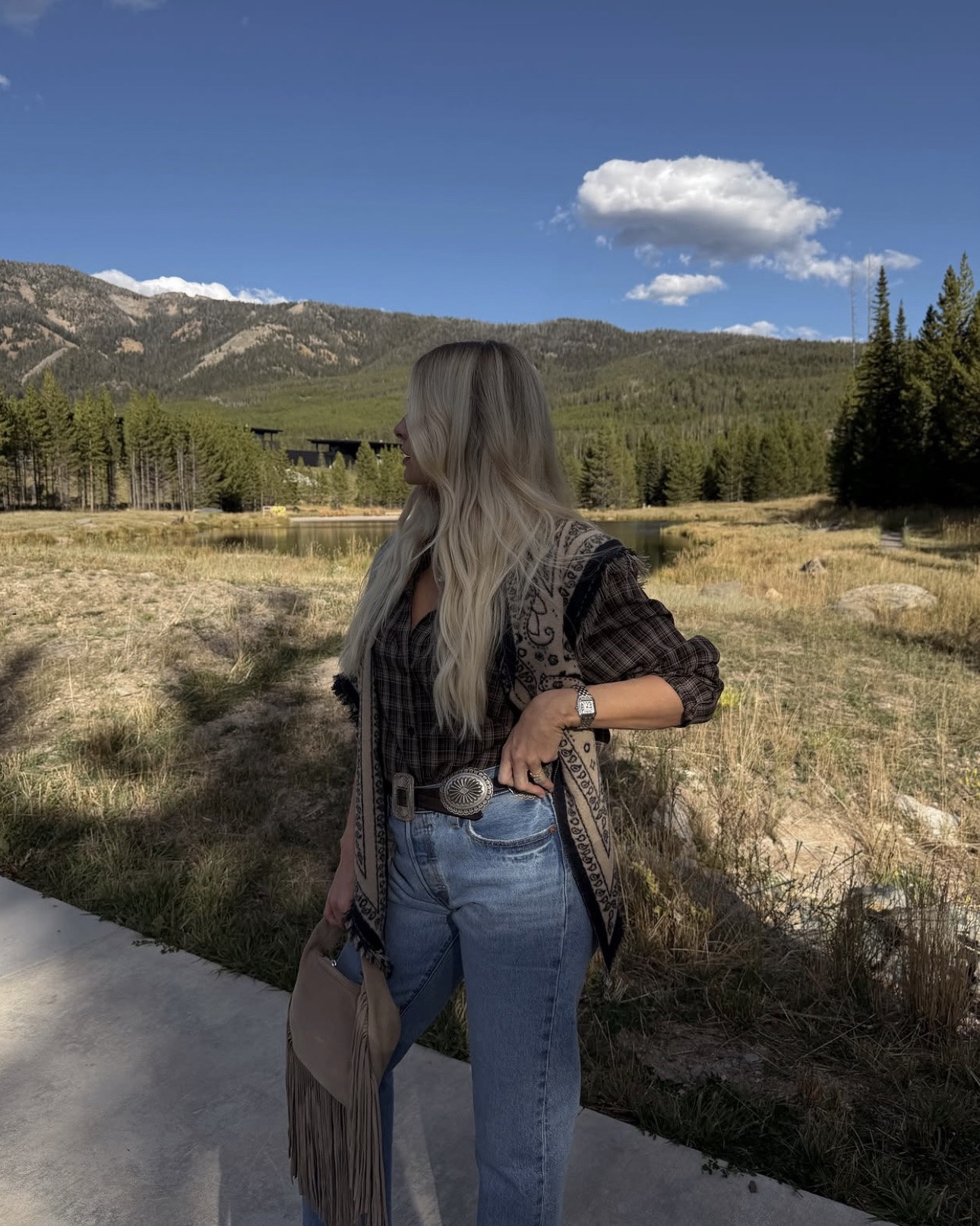 SIZE: med in top (I cut out the shoulder pads), 28 in jeans, boots run tts (exact color sold out, linked in a diff color & similars). Lip liner - pnut butta, lipstick - blaz’d donut #kathleenpost

Mountain vacay vibes, Aspen chic look, Montana outfit Inspo, fall fashion, fall outfit inspo

#LTKootd #LTKSeasonal #LTKTravel