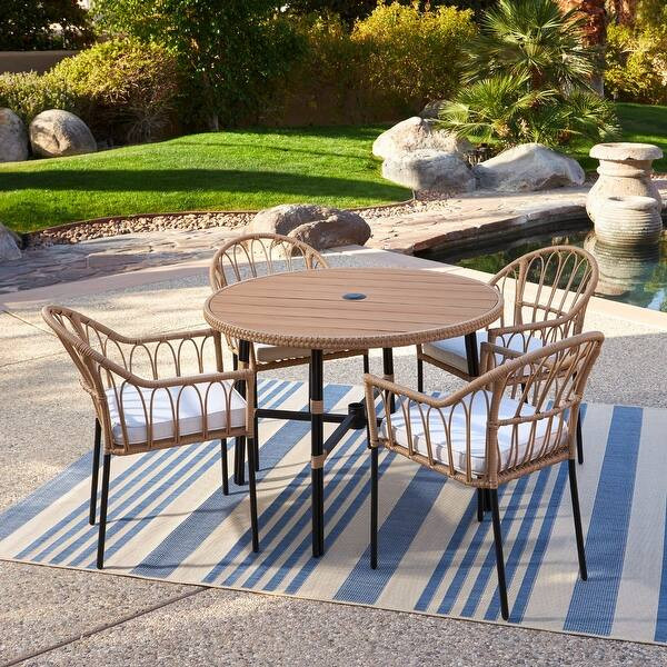 Haven Way Hana 5-Piece Dining Set | Bed Bath & Beyond