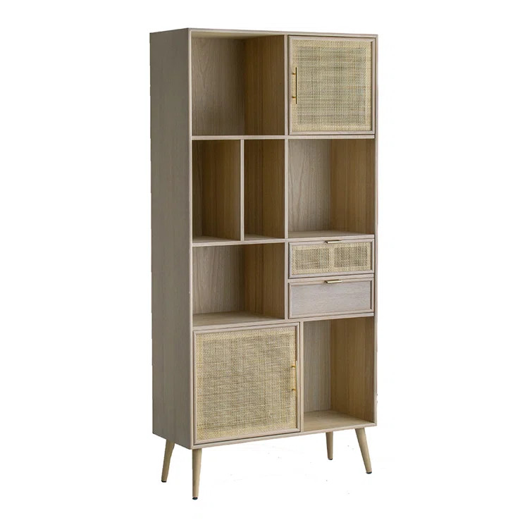 Shreffler 74.4'' H x 35.4'' W Standard Bookcase | Wayfair North America