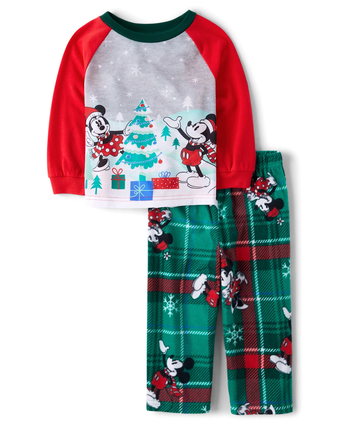 Baby And Toddler Matching Family Mickey Mouse™ Holiday Pajamas - multi | The Children's Place