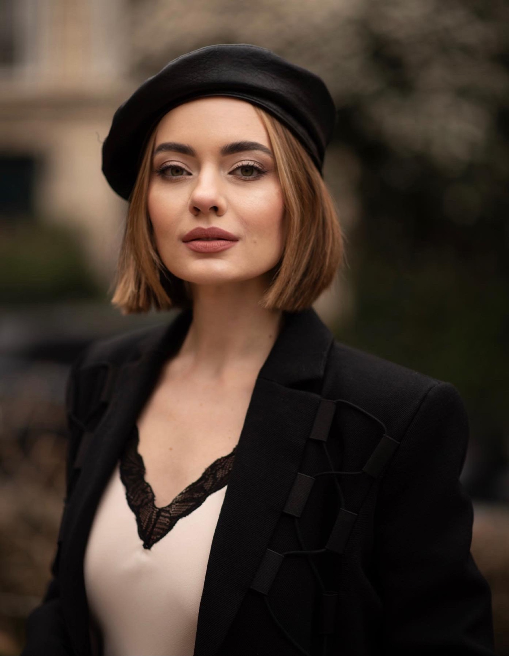 Parisian style 🖤 Leather beret and lace dress 

#LTKstyletip #LTKFind #LTKunder100