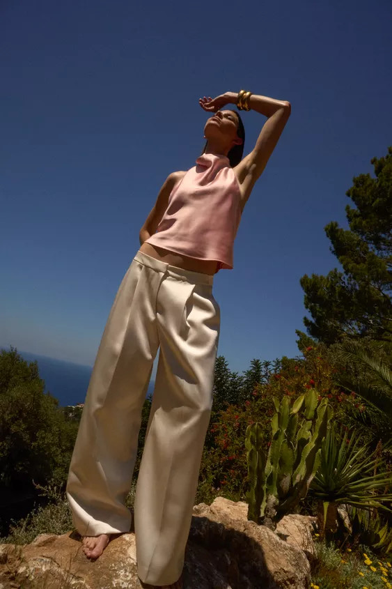 WEITE HOSE IN SATINOPTIK | Zara DE