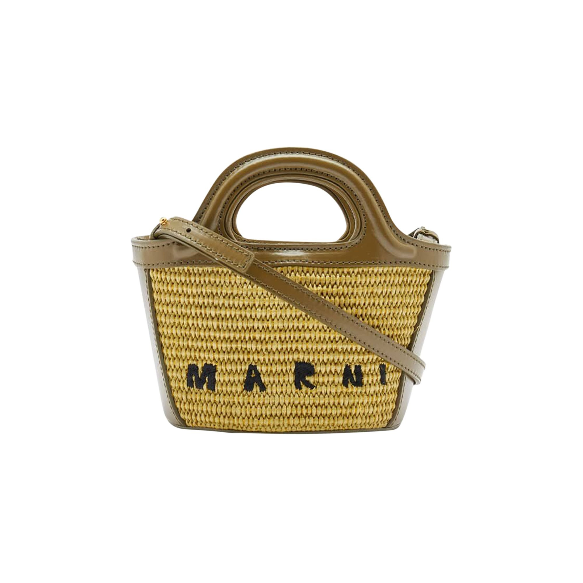 Marni Tropicalia Micro Handbag 'Olive' | GOAT