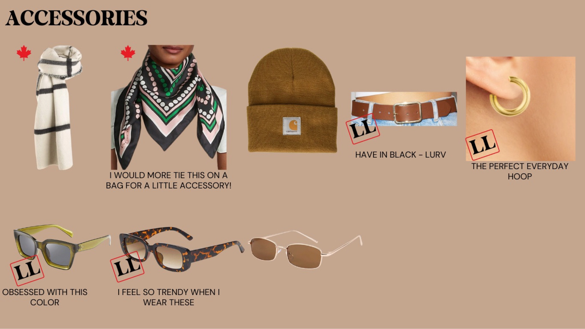 sunglasses, scarves, hats and a bit of jewellery I will be wearing this fall. Stay tune to they’ll be posting so much more! Fall accessories, fall sunglasses, scarfs to wear this fall, trendy 2020 to fall pieces, fall capsule wardrobe, autumn capsule wardrobe, fall accessories, autumn accessories, what to wear this fall, size 8 fall inspiration, accessory inspiration, Pinterest inspiration, Pinterest accessories, 20 2020 to fall inspiration, minimalist accessories, minimalist outfits, neutral cups of wardrobe, fun capsule wardrobe

#LTKworkwear #LTKSeasonal #LTKunder100