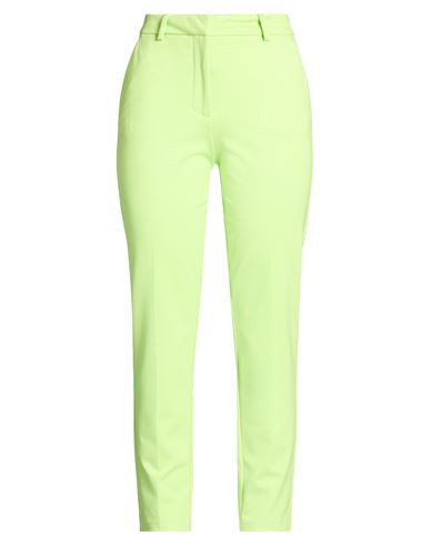 Liviana Conti Woman Pants Lime green Size 4 Cotton, Polyamide, Elastane | YOOX (US)
