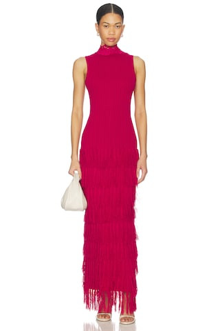 Phoebe Fringe Dress
                    
                    Yellow The Label | Revolve Clothing (Global)