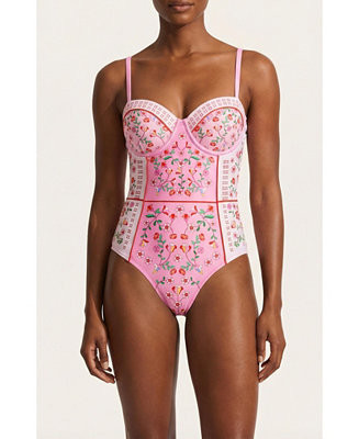 Women's Blush Botanica One Piece Swimsuit | Macy's