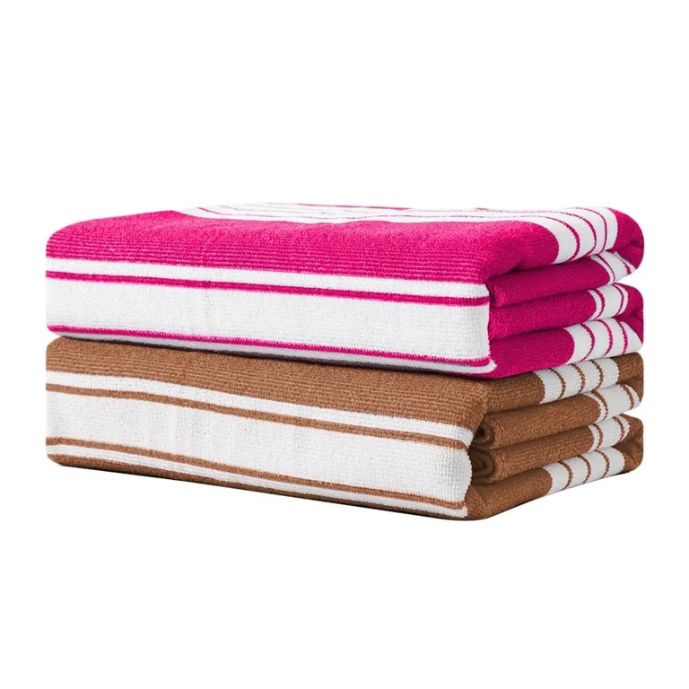 Anray Home 2 Pack Oversized Microfiber Beach Towel, 30x60 inches Super Absorbent Quick Dry Campin... | Walmart (US)