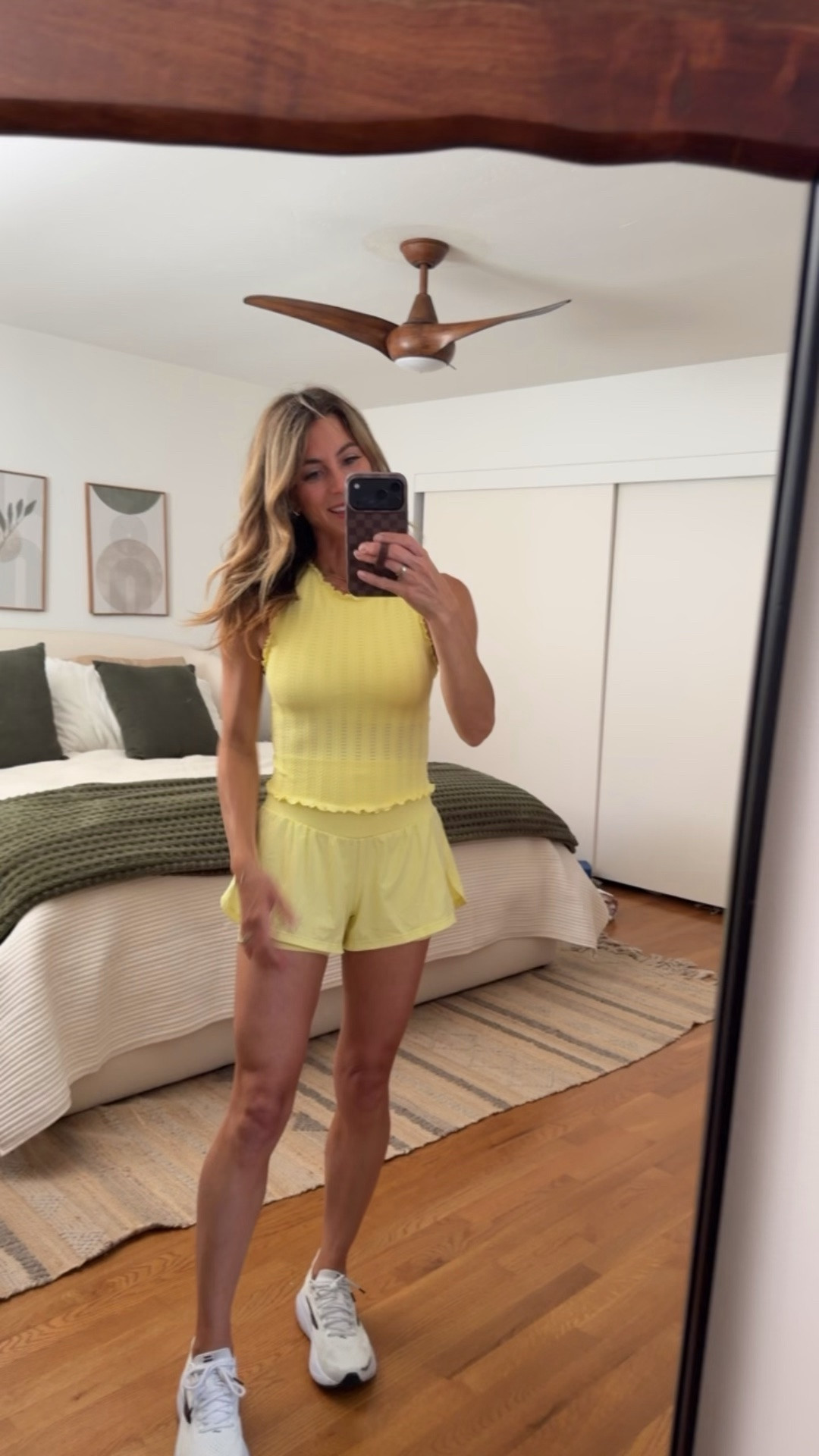 💛 YELLOW ATHLETIC SET

Workout clothes, but make them cute 💛

This set had me at the scalloped details. It has a built-in bra, the prettiest sunshine yellow color, and doesn't look like your average athletic set. Plus it's currently 30% off!

Wearing an XS in the top. I ordered an XS in the shorts too, but will be sizing up to a small.

Perfect for walks, workouts, errands, travel days, and everyday summer mom life.

#athleisure #workoutclothes #summerstyle #momuniform #activewear #LTKmomlife

#LTKfitnessgoals #LTKOver40 #LTKActive