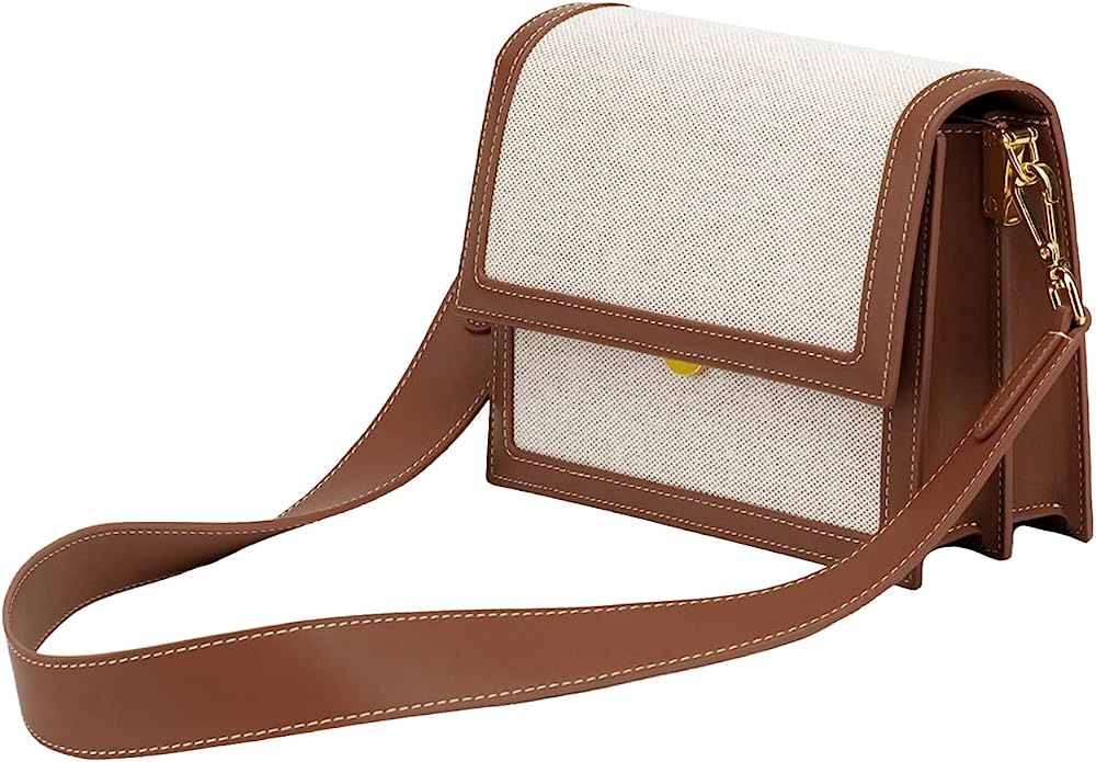 JW PEI Women's Mini Flap Crossbody (Beige Canvas): Handbags: Amazon.com | Amazon (US)