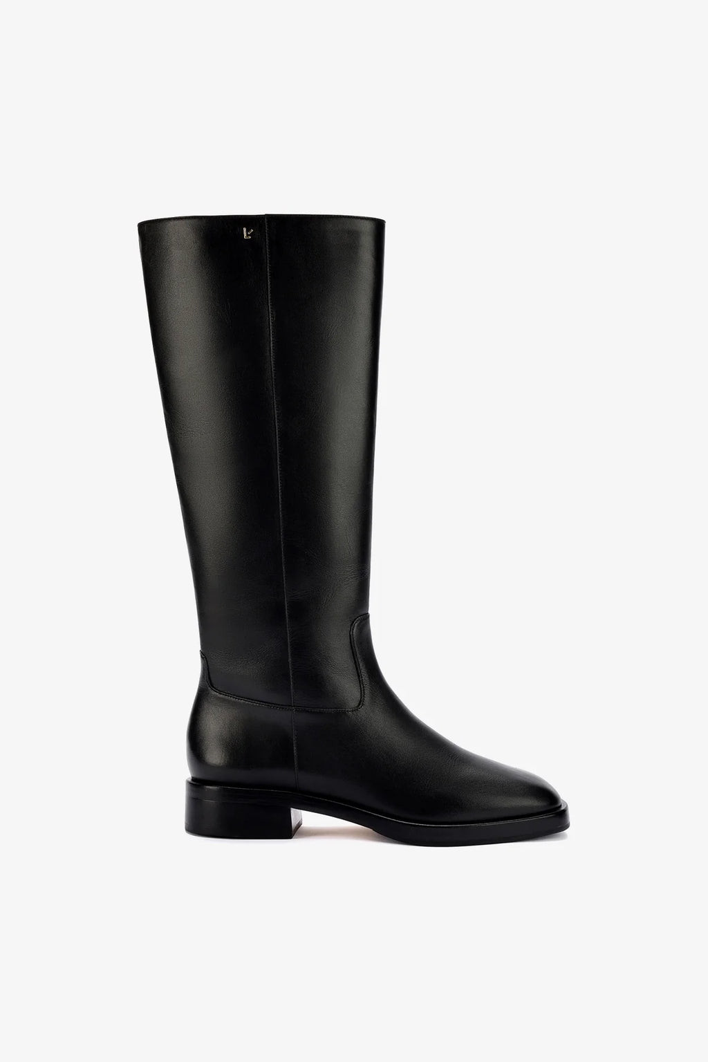 Anne Boot In Black Leather | Larroude