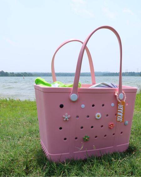 Summer bag for babies. Lake day/beach day with a baby. Bogg Bag Amazon Dupe. ☀️ 

#LTKSeasonal #LTKFamily #LTKBaby