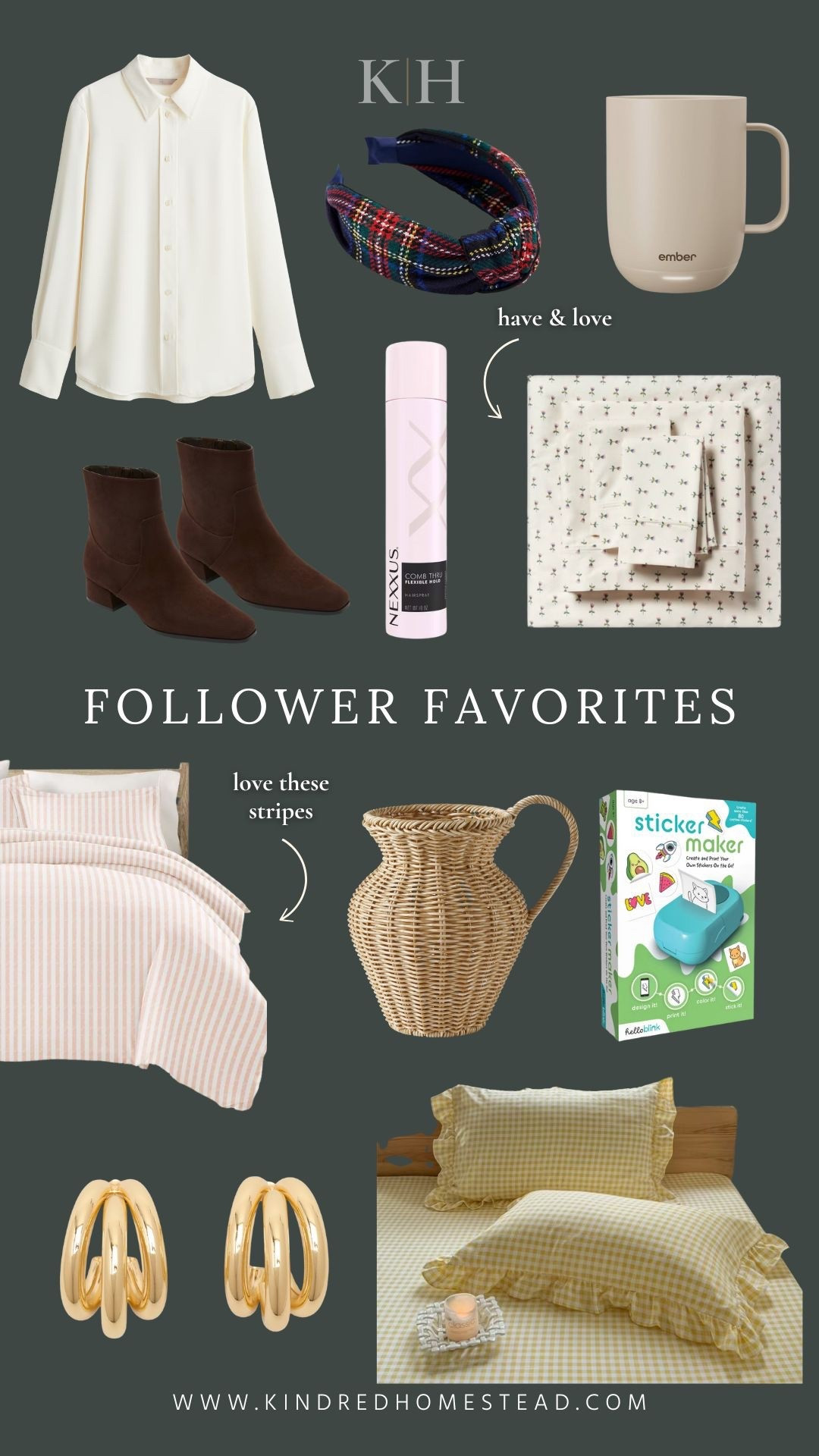 You loved these, so we’re spotlighting them again 🤍
The most-saved, most-clicked Kindred Homestead favorites—timeless pieces that make a house feel layered, lived-in, and loved. Tap to shop what everyone’s been eyeing.

#LTKHome