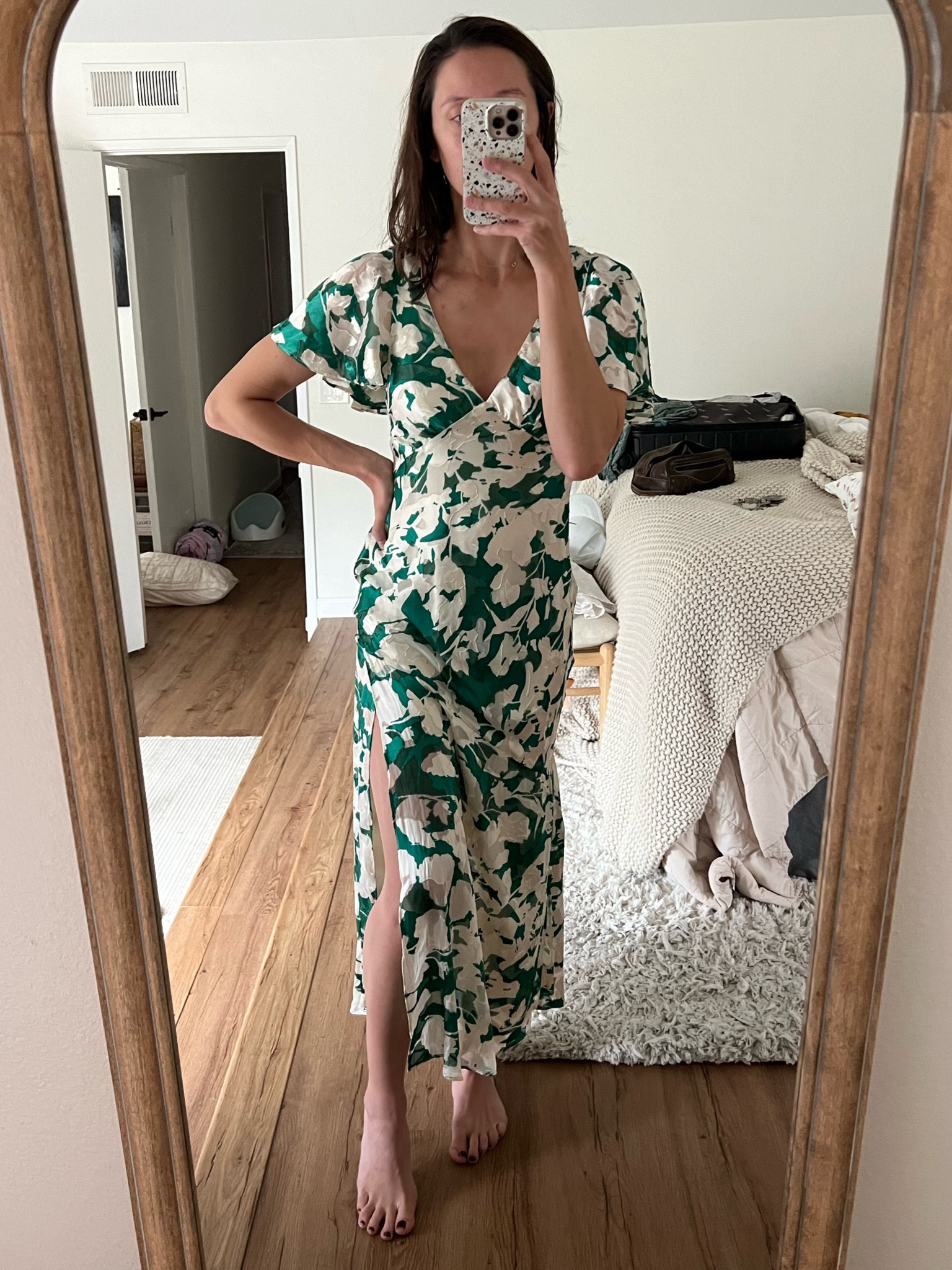 Living for this gorgeous green dress 🌱💚🥝🌿🐢🌴 

wedding guest, dress, floral 

#LTKWedding #LTKParties #LTKSeasonal
