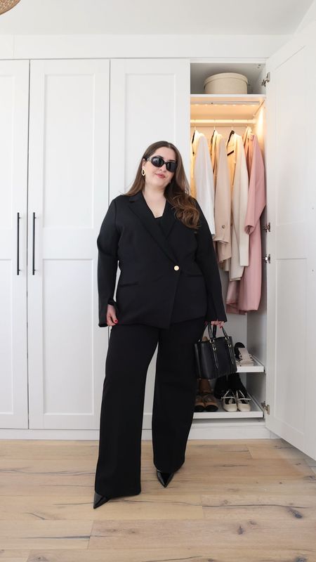 Plus size Dakota Johnson inspired workwear outfit from Spanx #ad

Sizing: 2X in bodysuit & blazer / 2X regular length in pant (I’m 5’7” & wearing heels - if you plan on wearing with flats, go with shorter length)

#LTKworkwear #LTKplussize #LTKstyletip