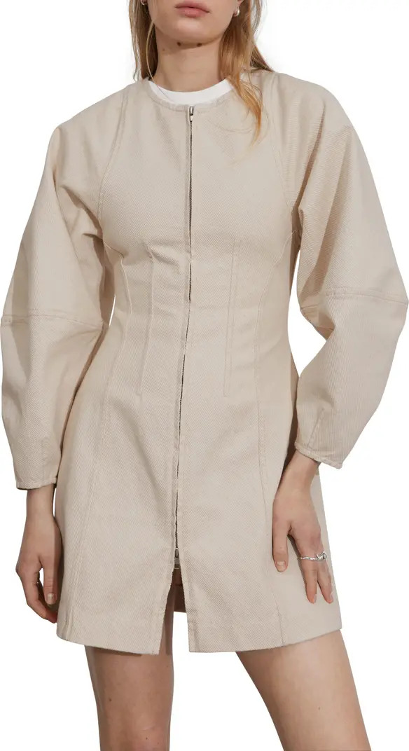 & Other Stories Long Sleeve Cotton Twill Dress | Nordstrom | Nordstrom