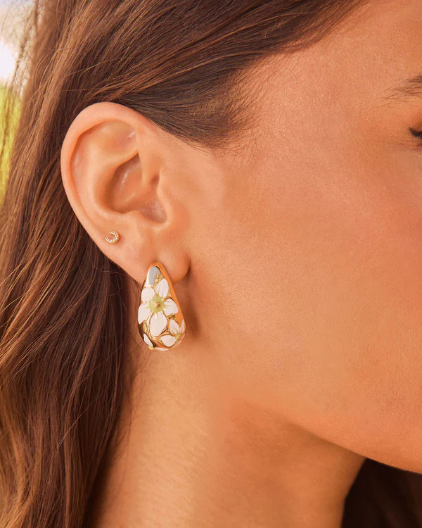 Rosellea Flower Teardrop Earrings | VICI
