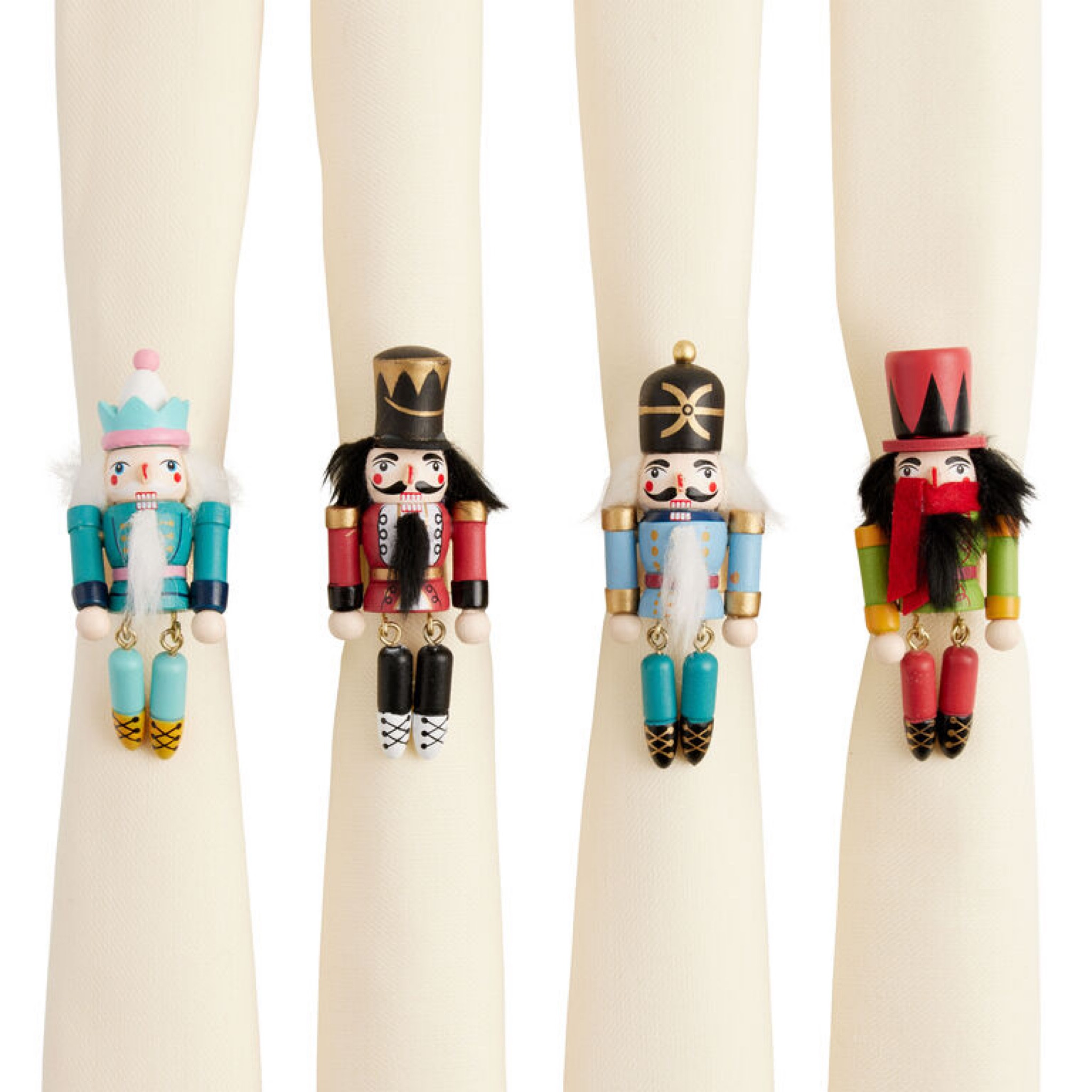 4 Nutcracker napkin rings for under $10! This would be so easy to bring as a hostess gift or to have on hand for the unexpected visitor that drops off a small present. 

#LTKStyleTip #LTKParties #LTKHoliday
