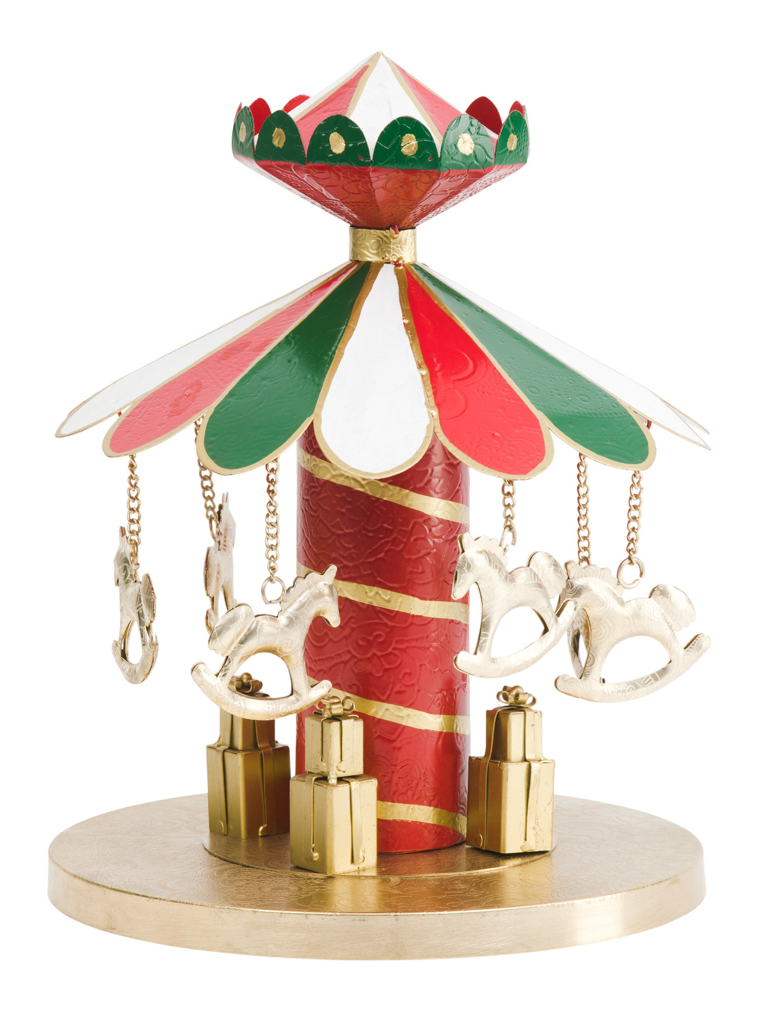 14.5in Spinning Carousel With Horses | Marshalls