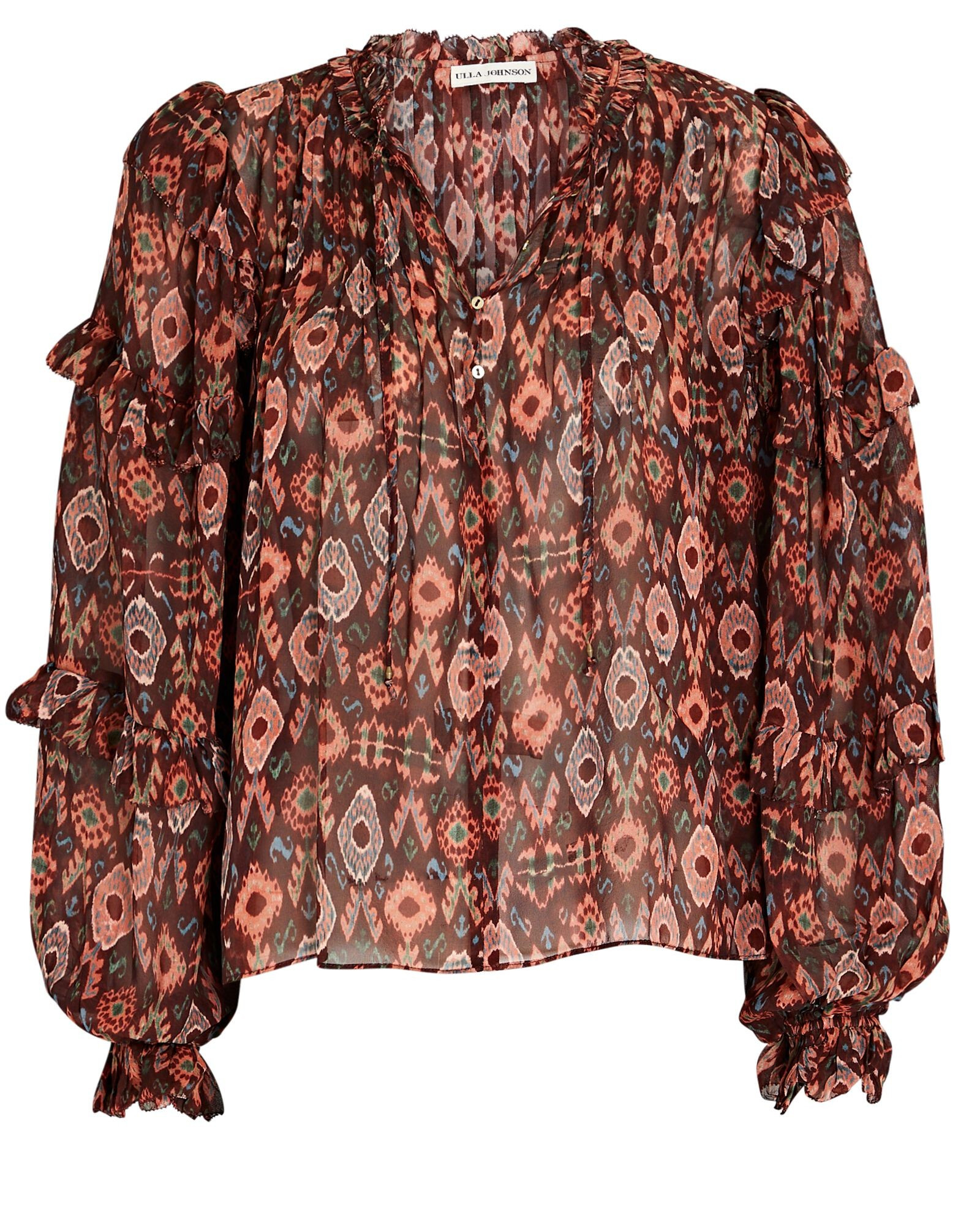 Miray Ikat Silk Blouse | INTERMIX