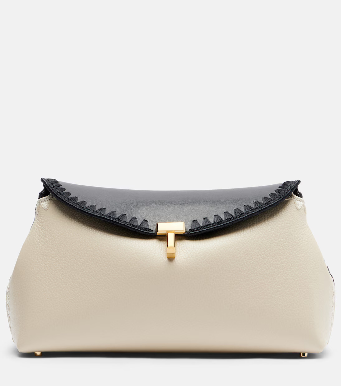 T-lock leather clutch | Mytheresa (UK)