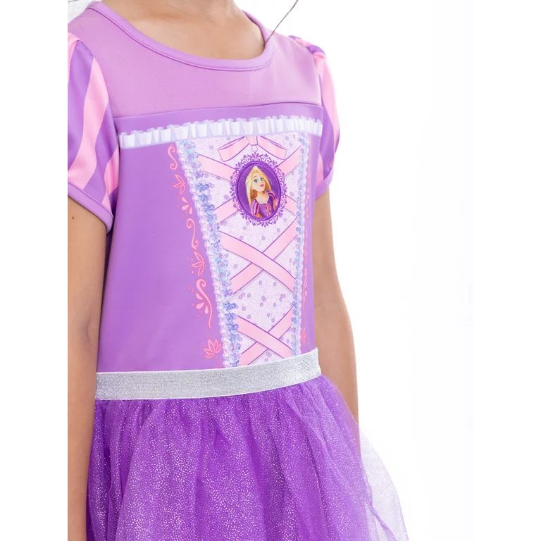 Disney's Rapunzel Girls Princess Cosplay Dress, Sizes 4-16 | Walmart (US)