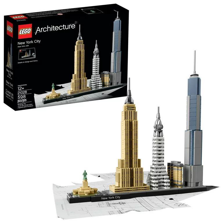 LEGO Architecture New York City 21028 Model Kit for Adults and Kids (598 pcs) - Walmart.com | Walmart (US)