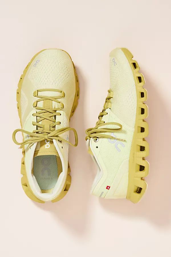 On Cloud X Sneakers By On in Yellow Size 6.5 | Anthropologie (US)