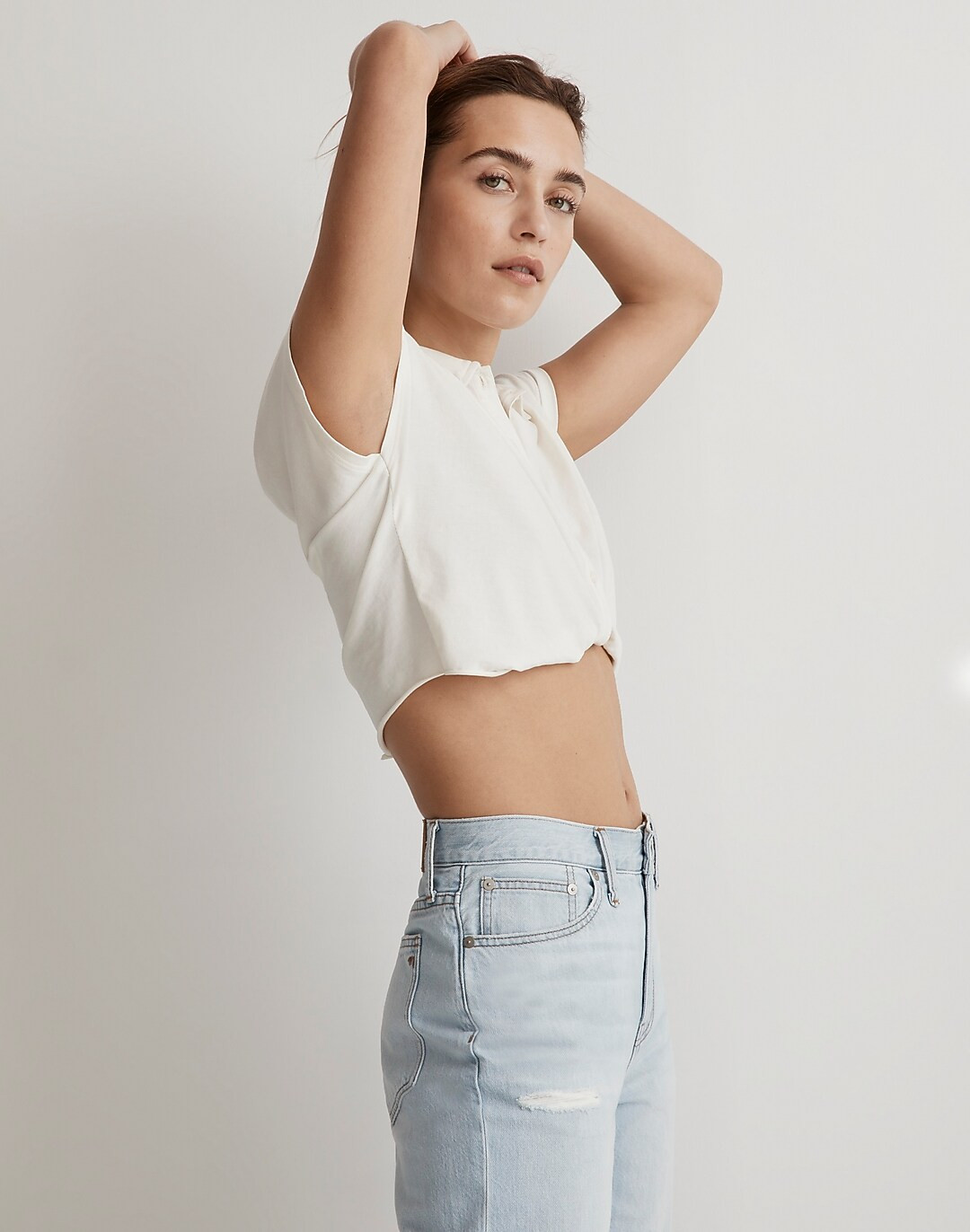 MWL Polo Twist Tee | Madewell