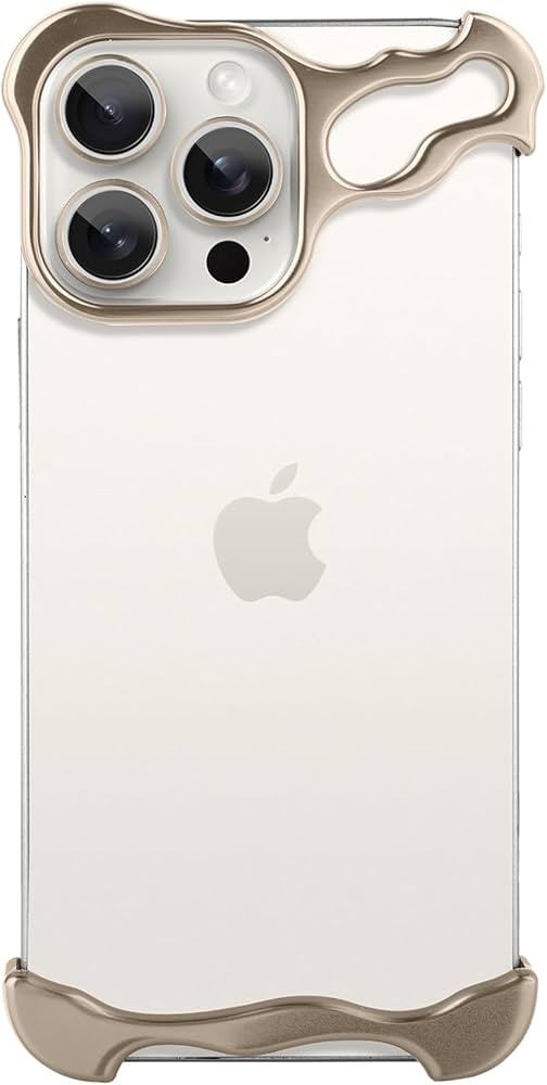 Phone Case Compatible with iPhone 16 Pro Max Compatible with Lens Camera Protection, Frameless Mi... | Amazon (US)