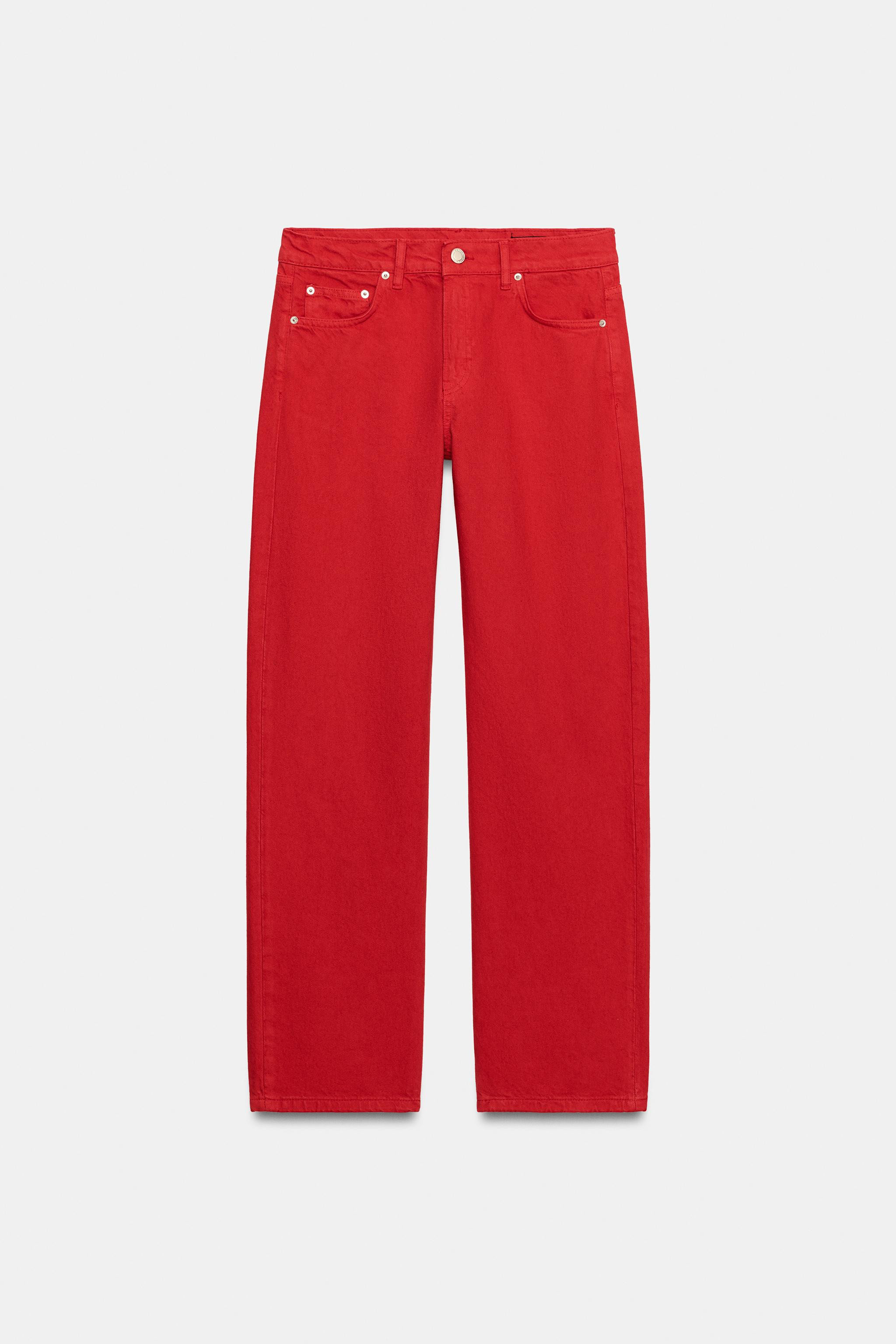 ZW COLLECTION MID-RISE STRAIGHT LEG JEANS | Zara US