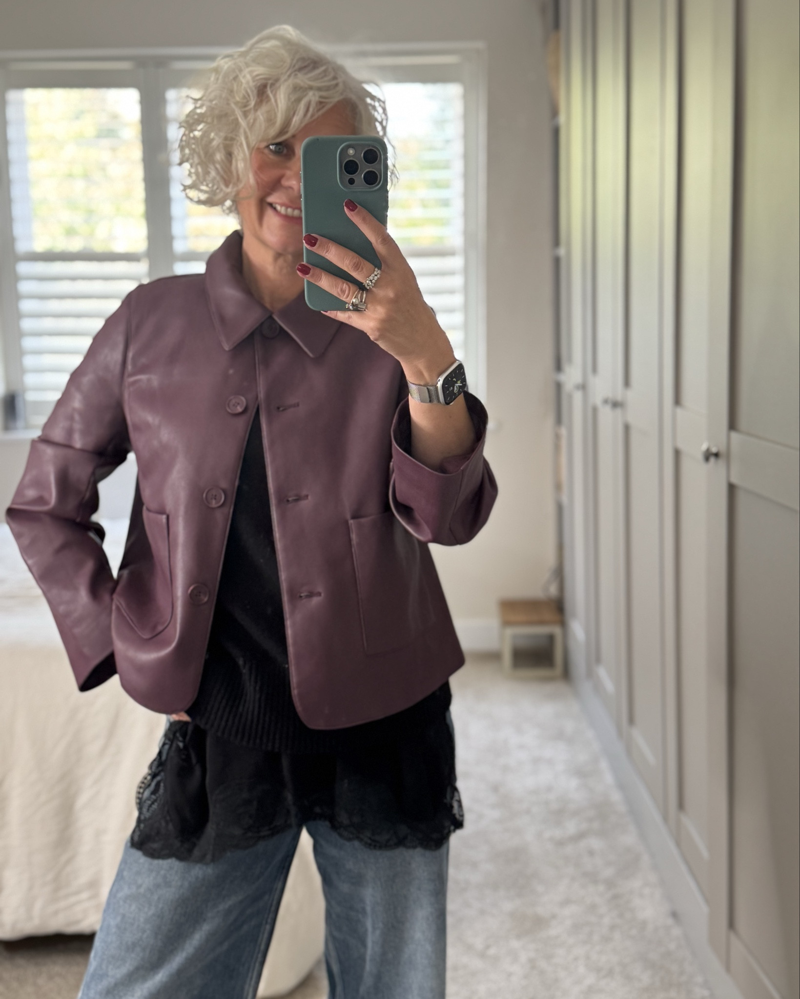 Burgundy coat 

#LTKeurope #LTKautumn #LTKuk