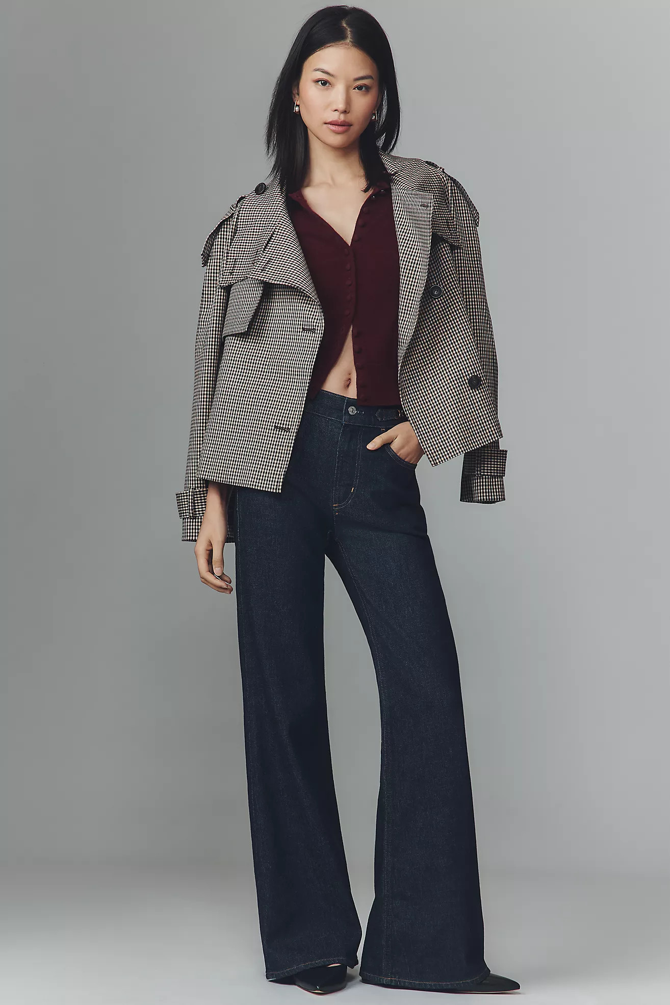 Citizens of Humanity Kimberly Patch Pocket High-Rise Flare Jeans | Anthropologie (US)