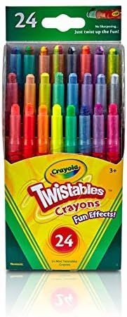 Crayola Fun Effects Mini Twistables Crayons, 24-Count, 1 pack | Amazon (US)