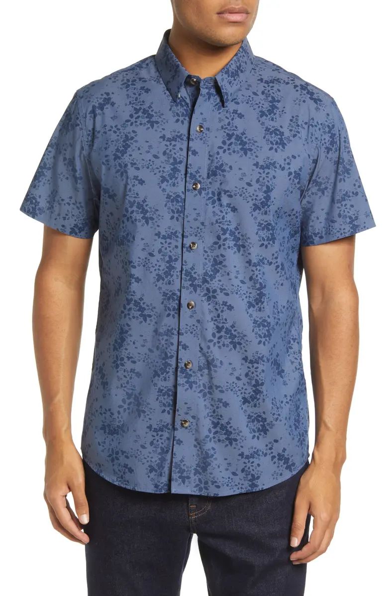 Exclusive Club Short Sleeve Button-Up Shirt | Nordstrom