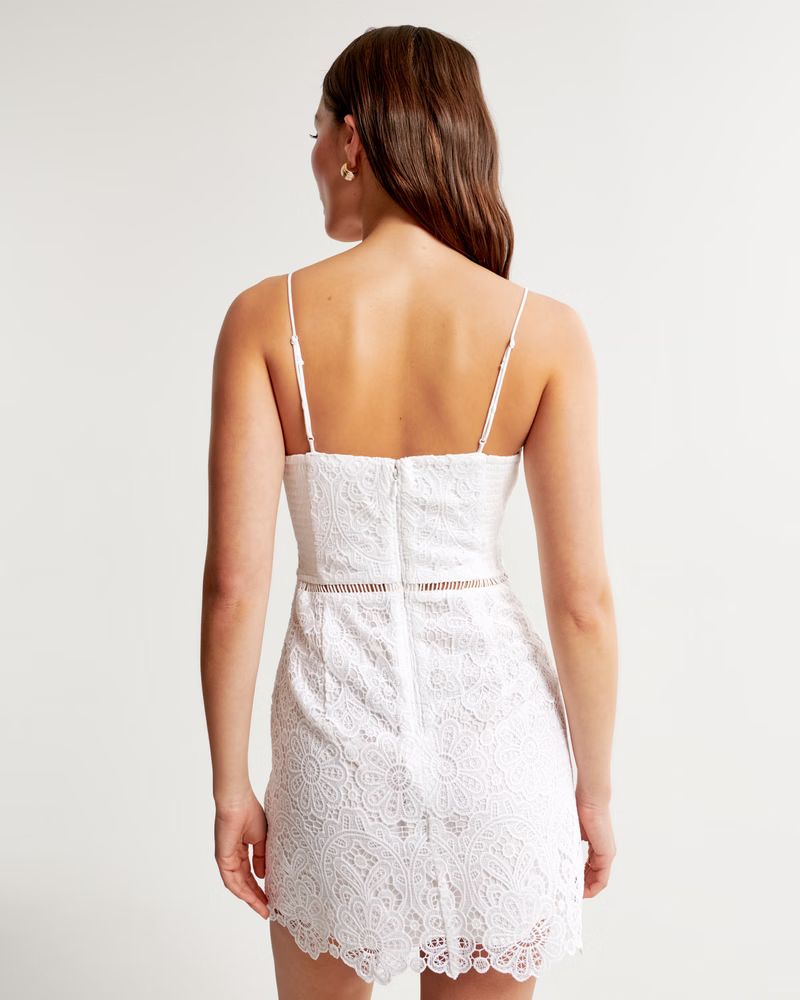 Women's Lace Slim Mini Dress | Women's Dresses & Jumpsuits | Abercrombie.com | Abercrombie & Fitch (US)
