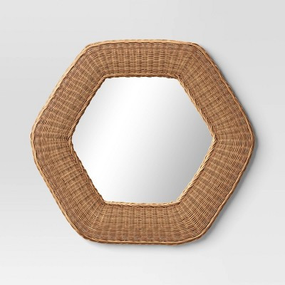 30"x33" Woven Wall Mirror - Threshold™ | Target
