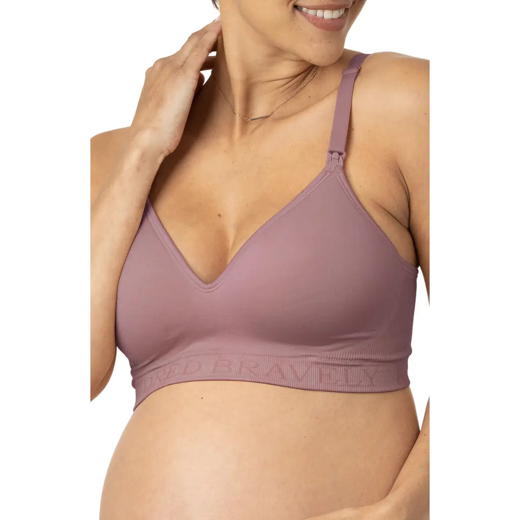 Kindred Bravely Signature Sublime Contour Maternity/Nursing Bra in Twilight at Nordstrom, Size Medium-Busty | Nordstrom