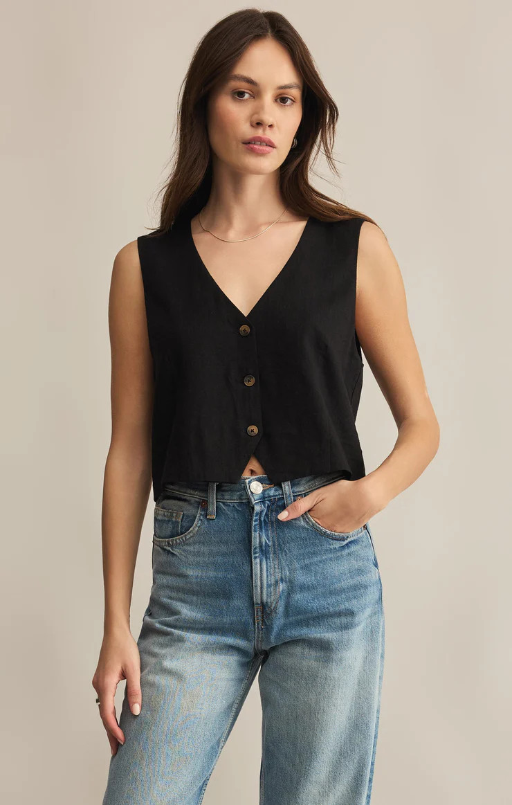Marta Linen Vest | Z Supply